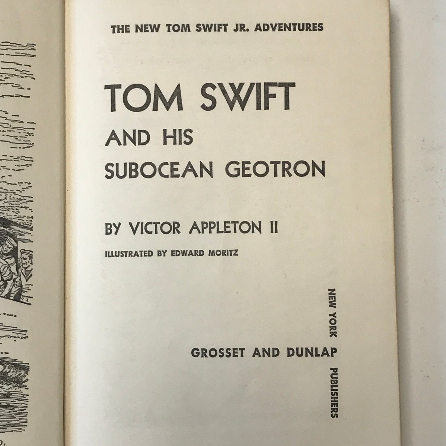 Tom Swift and His Subocean Geotron - Victor Appleton II - 1966 - First Edition