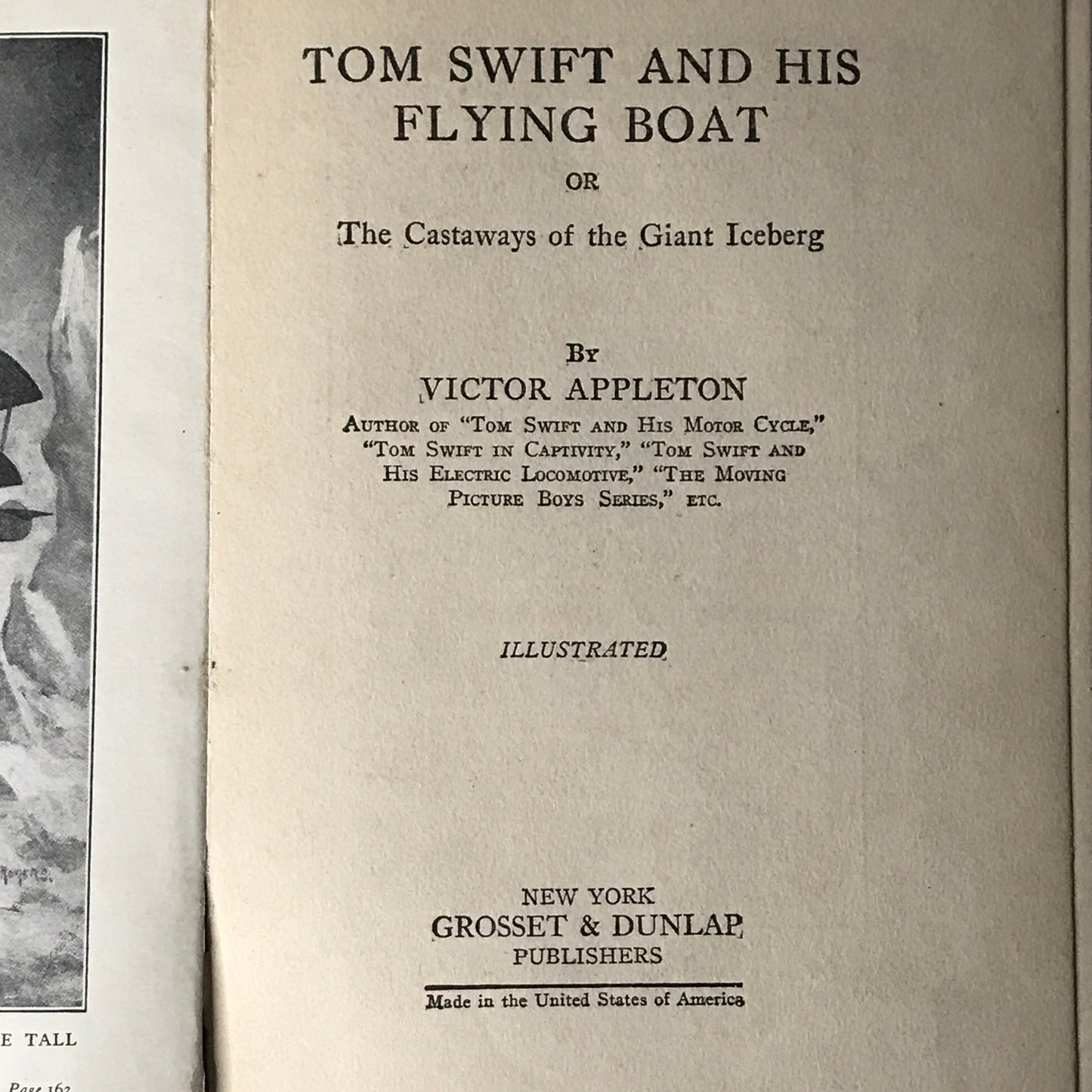 Tom Swift and His Flying Boat - Victor Appleton - 1923 - Early Print