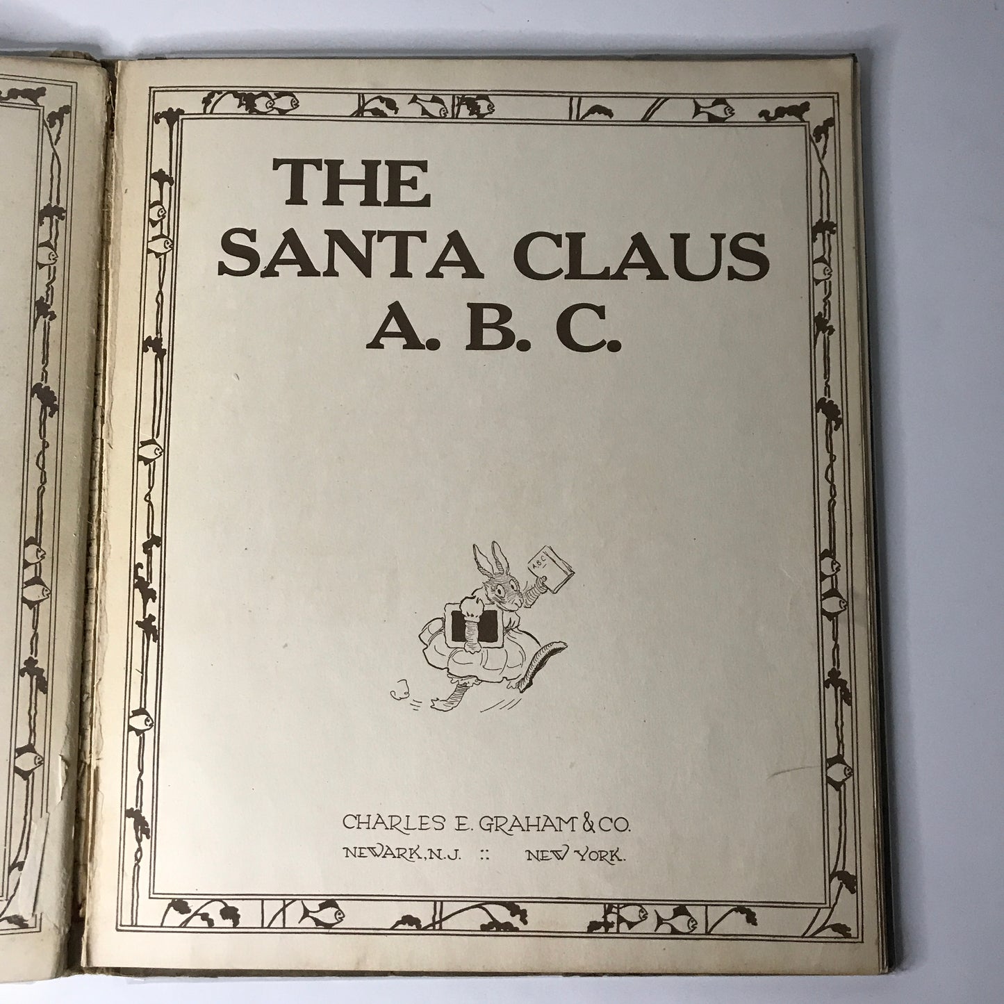 The Night Before Christmas & The Santa Claus A. B. C. - 1915 - Loose binding