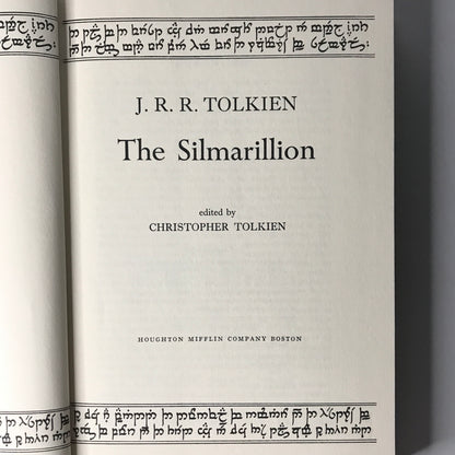 The Silmarillion - J. R. R. Tolkien - 1977 - 1st American Edition, 11th Printing