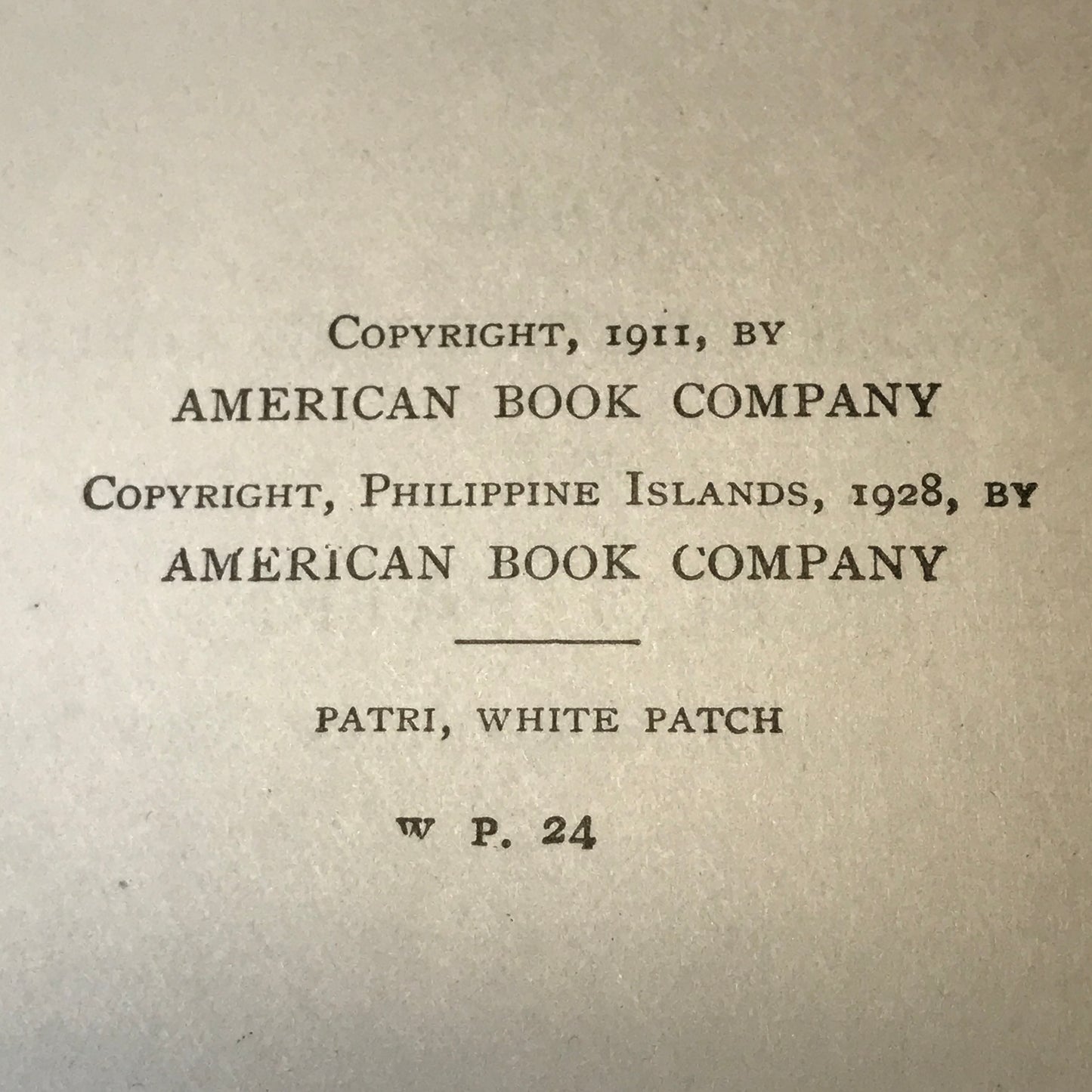 White Patch - Angelo Patri - 1928 - Illustrated