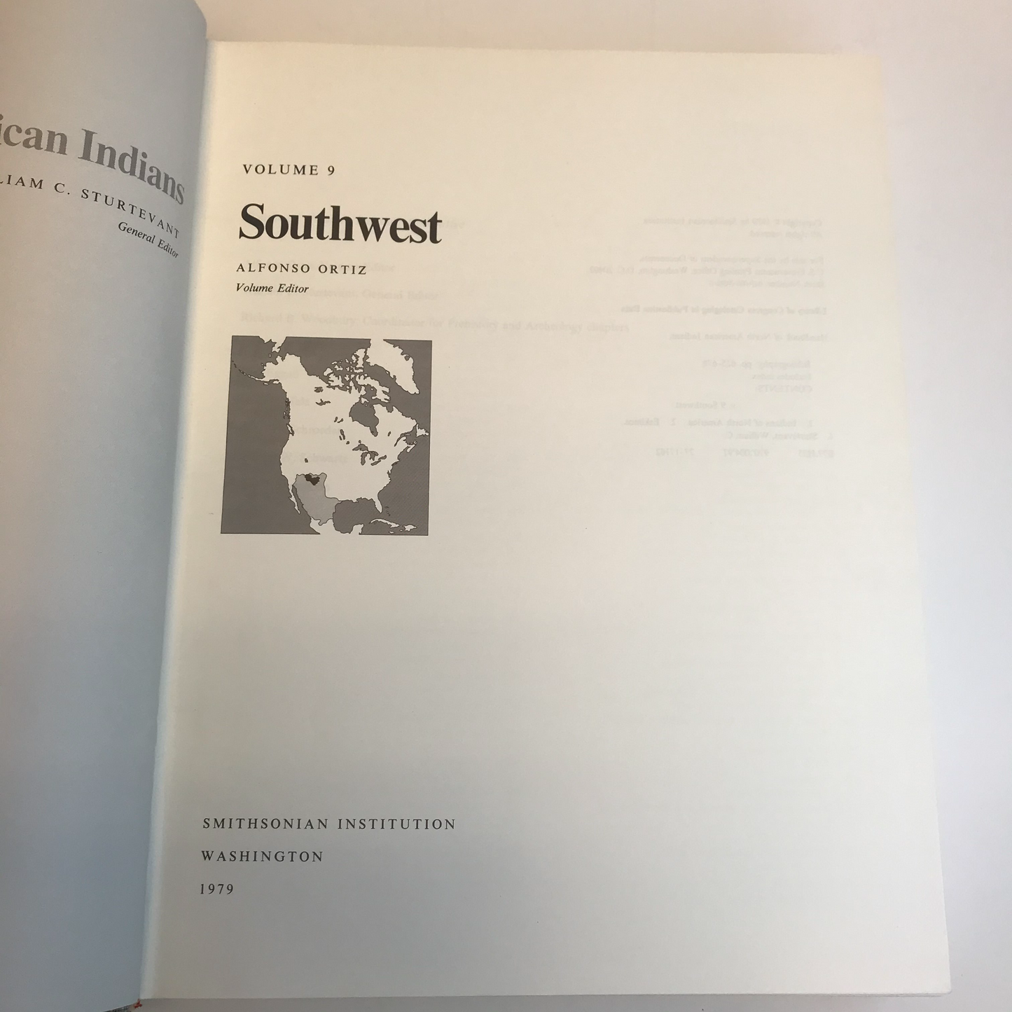 Handbook of North American Indians Vol. 9 Southwest - 1979