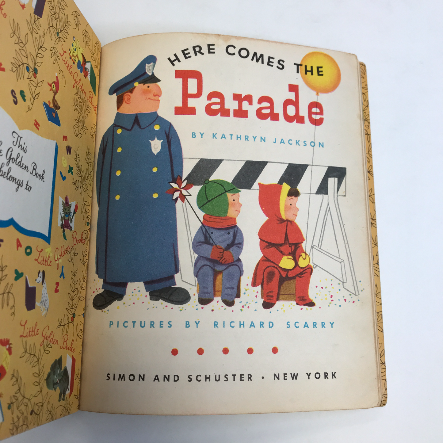 Here Comes the Parade - Kathryn Jackson - Little Golden Book - 1951