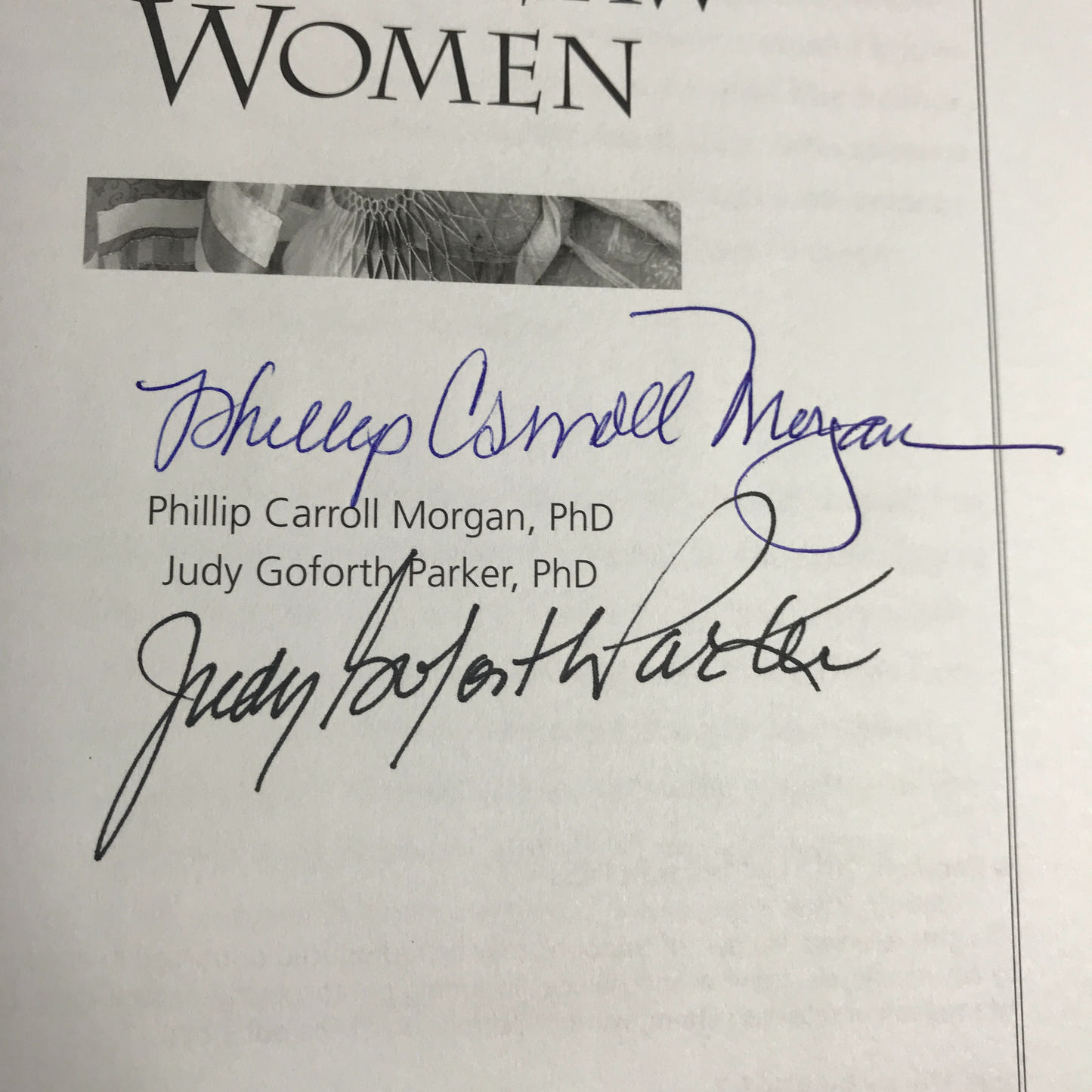 Dynamic Chickasaw Women - Phillip Carrol Morgan and Judy Goforth Parker - Signed