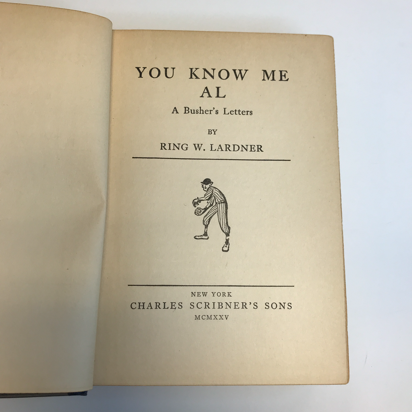 You Know Me AL - Ring W. Lardner - 1925