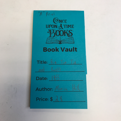 Rin Tin Tin and Rusty - Monica Hill - "A" Print - 1955 - Little Golden