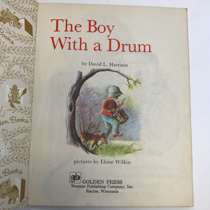 The Boy with a Drum - David L. Harrison - Little Golden Book - 1979