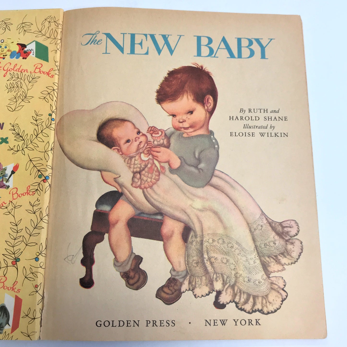 The New Baby - Ruth and Harold Shane - Little Golden Book - 1948