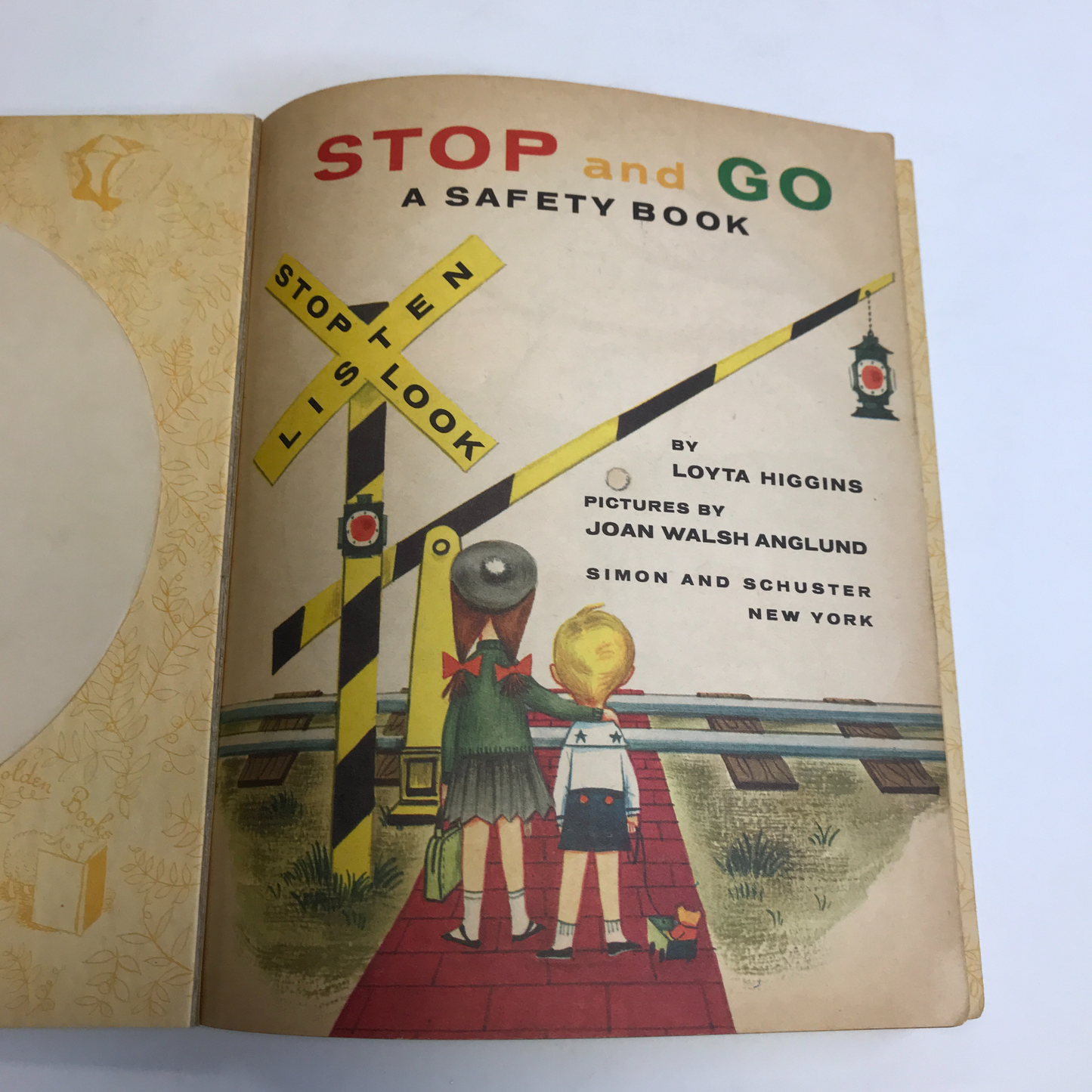 Stop and Go A Safety Book - "A" Print - 1957 - Little Golden