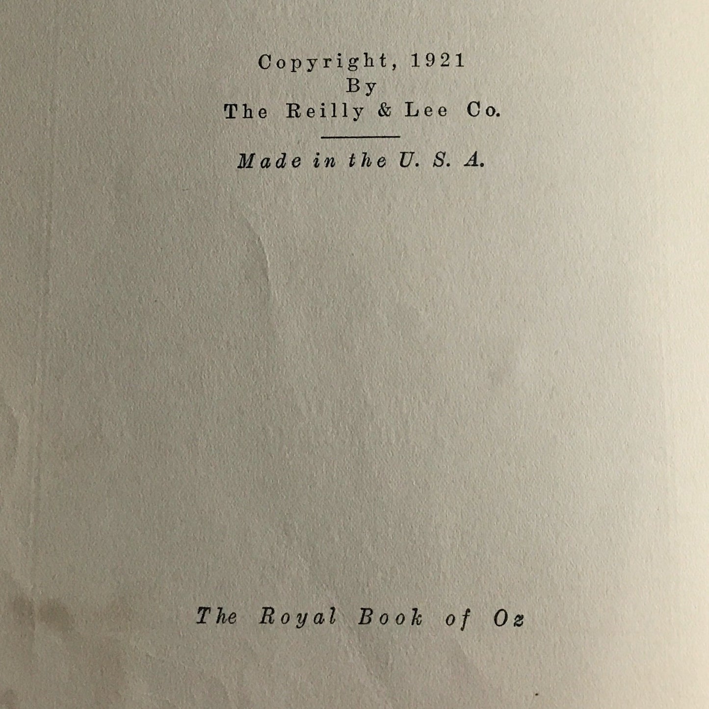 The Royal Book of Oz - L. Frank Baum - 1921