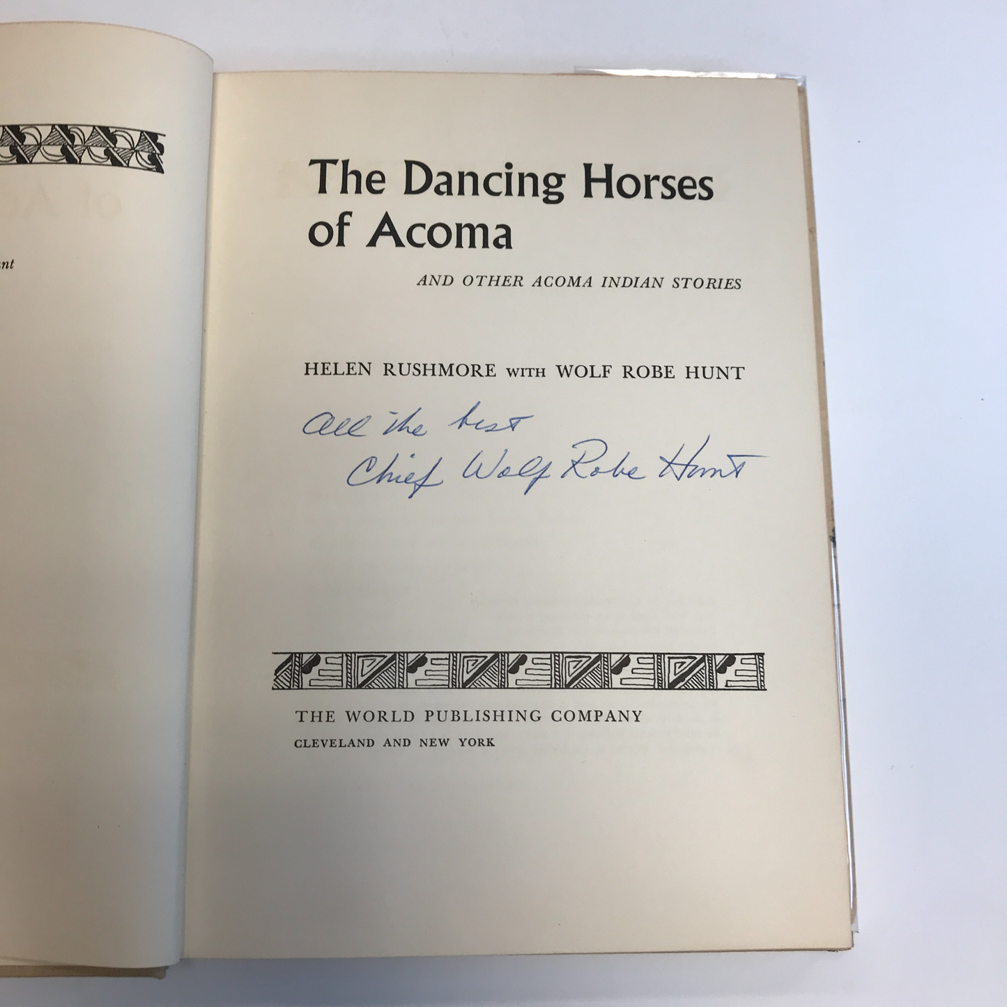 The Dancing Horses of Acoma - Helen Rushmore - Signed - 1963