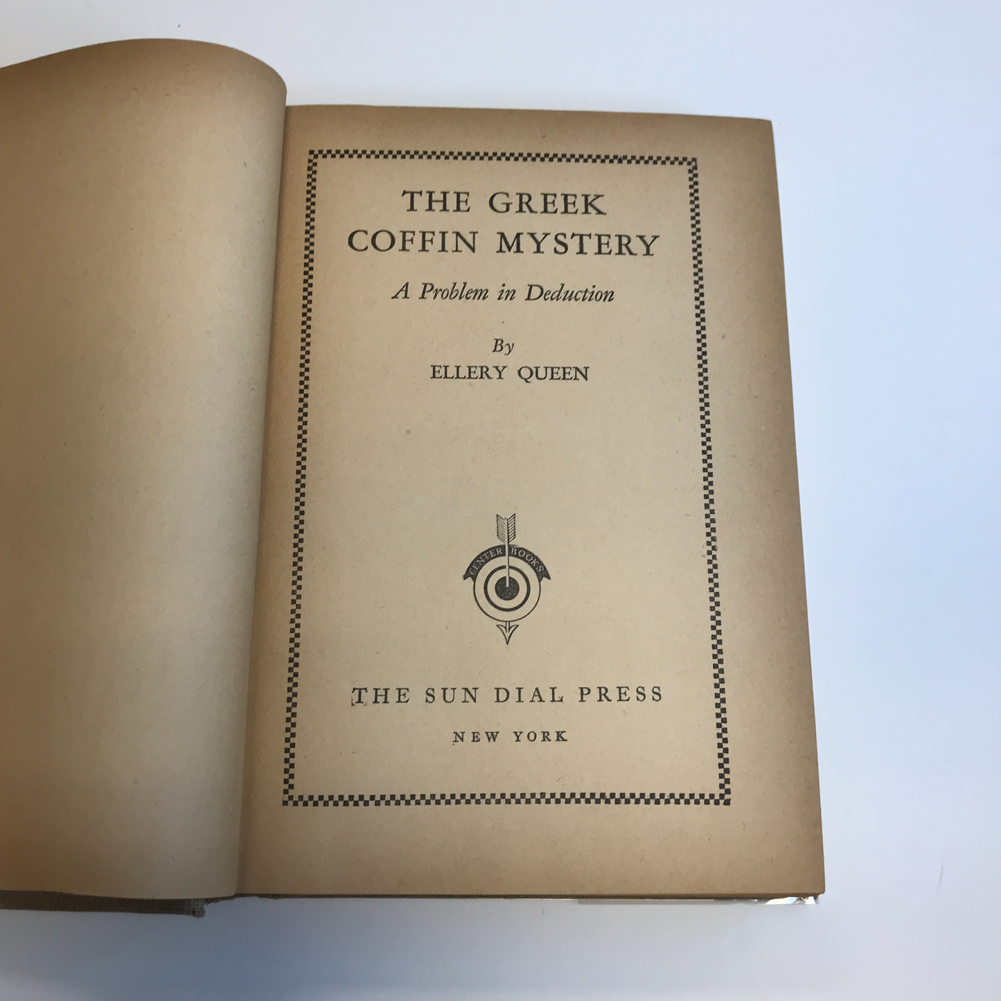 The Greek Coffin Mystery - Ellery Queen - Reprint - 1943