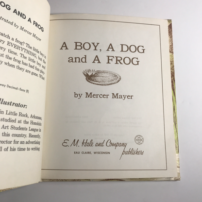 A Boy, A Dog, and A Frog - Mercer Mayer - Arkansas Author