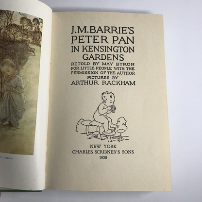 Peter Pan in Kensington Gardens - J.M. Barrie - Color Illustrations by Arthur Rackhan