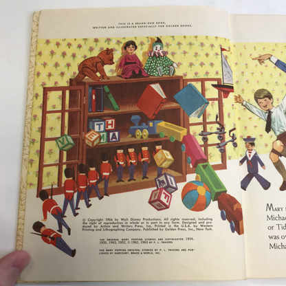 Mary Poppins: A Jolly Holiday - Annie North Bedford - Little Golden Books - 'A' Print - 1963