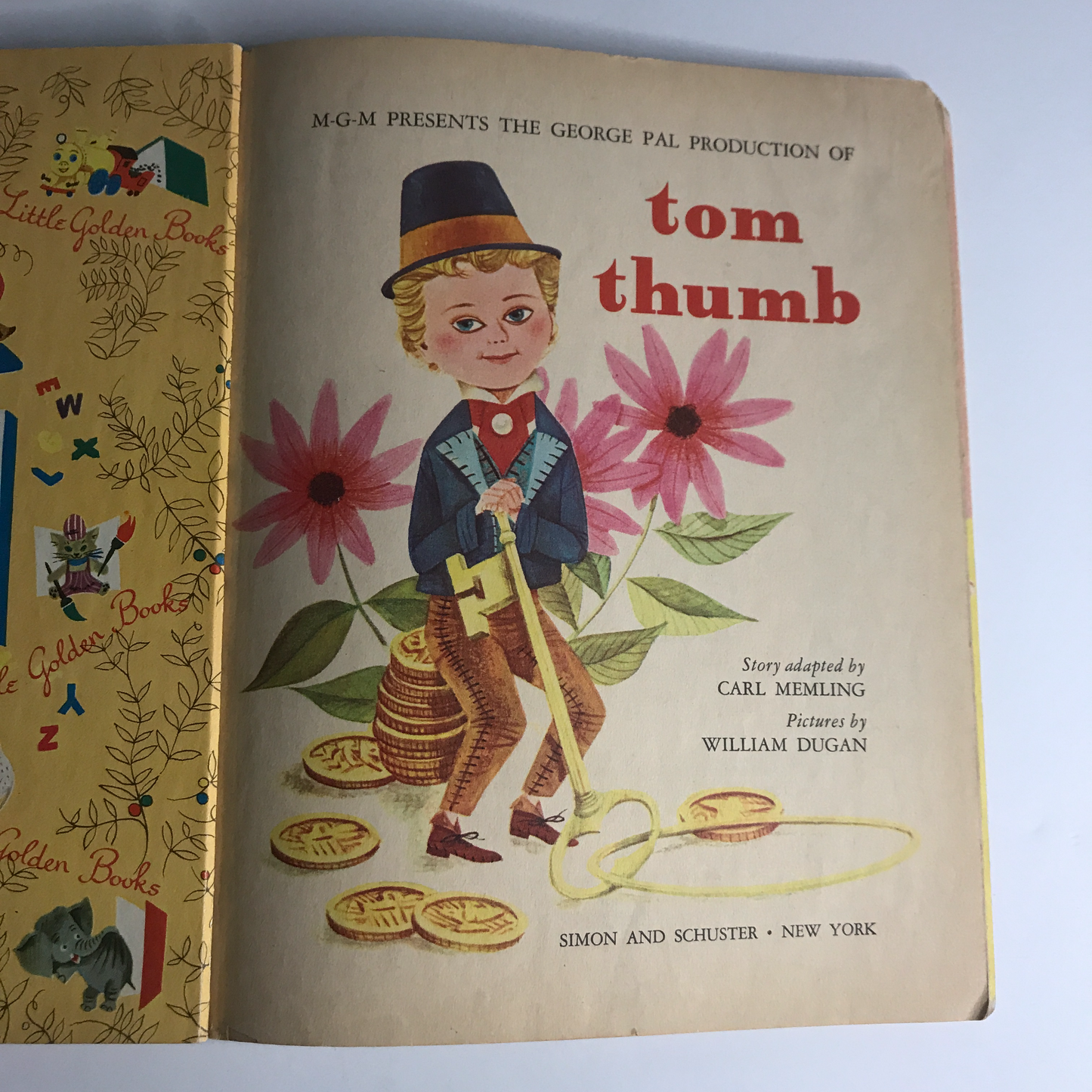 Tom Thumb - Little Golden Book - Carl Melming - 1958