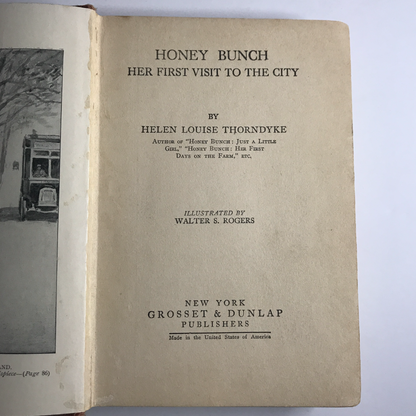 Honey Bunch: Her First Visit to the City - Helen Louise Thorndyke - 1923