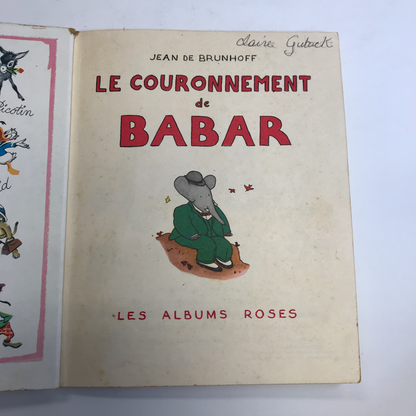 Le Couronnement de Babar - Jean de Baunmoff - 1965