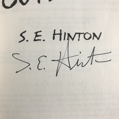 The Outsiders - S. E. Hinton - Signed