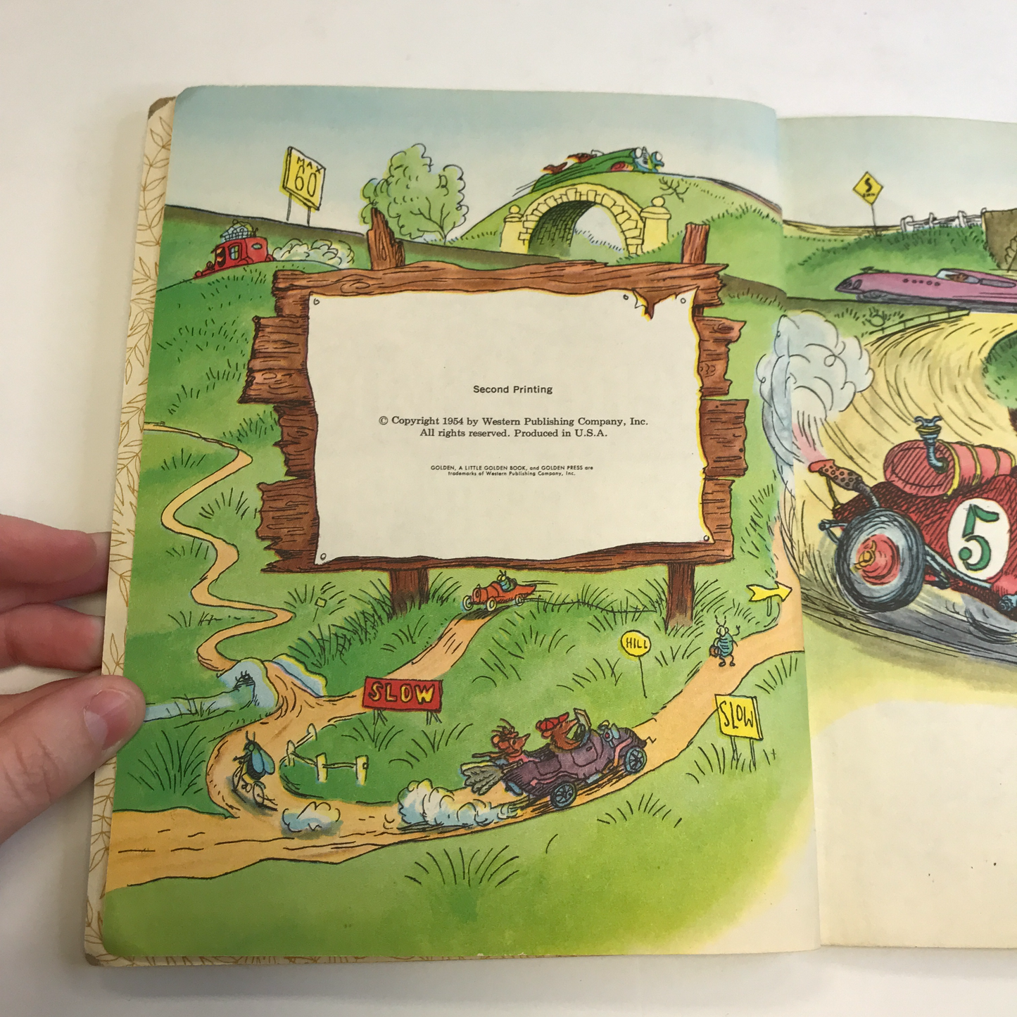 The Friendly Book - Margaret Wise Brown - Little Golden Book - 1954