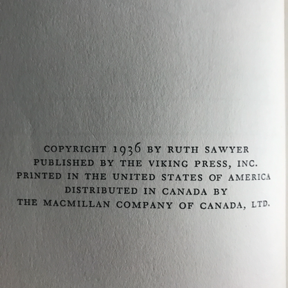 Roller Skates - Ruth Sawyer - 10th Printing - 1949