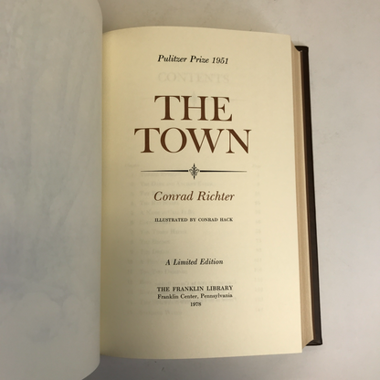 The Town - Conrad Richter - 1978 - Franklin Library