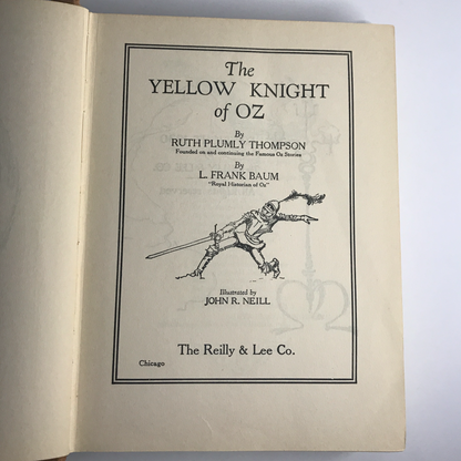 The Yellow Knight of Oz - Ruth Plumly Thompson - c. 1949