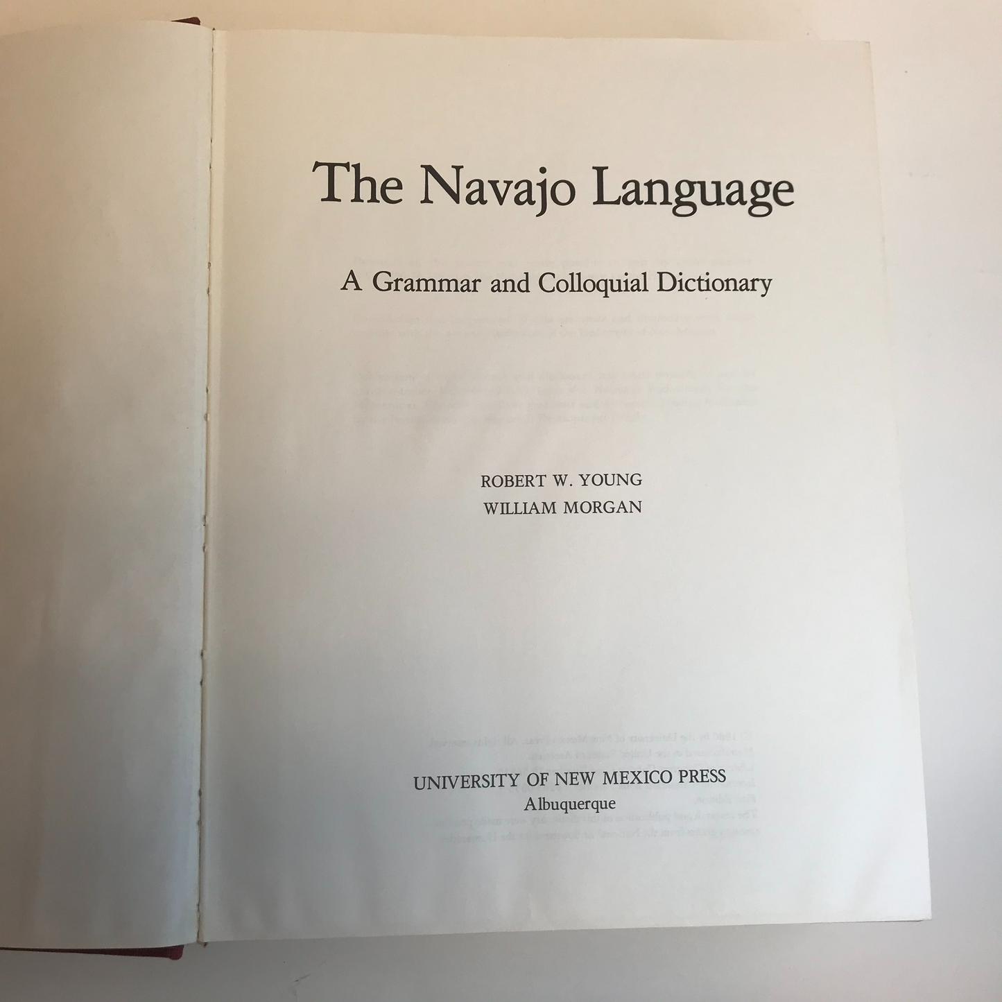 The Navajo Language - Young/Morgan - 1st Edition- 1980