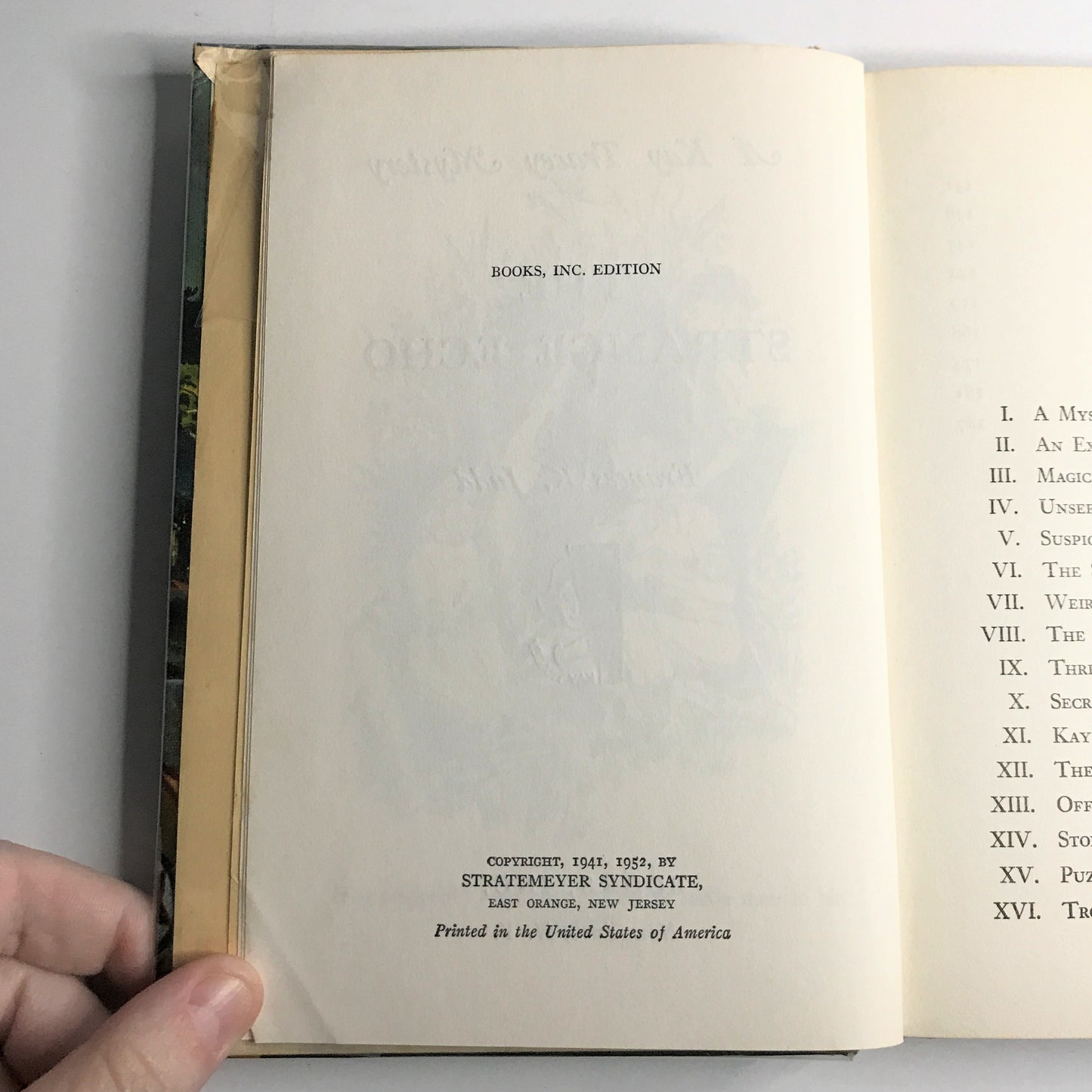 The Strange Echo - Frances K. Judd - 1st Edition - 1952