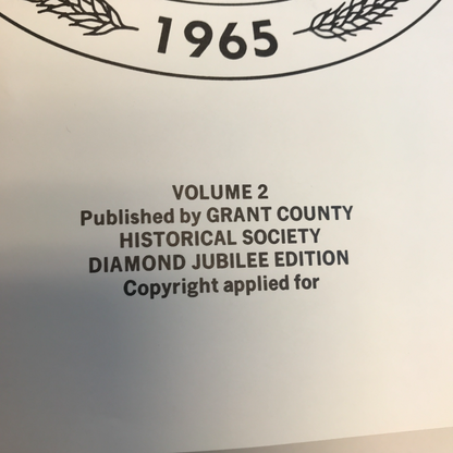 History of Grant County Vol. II - Grant County Historical Society - Oklahoma - 1982