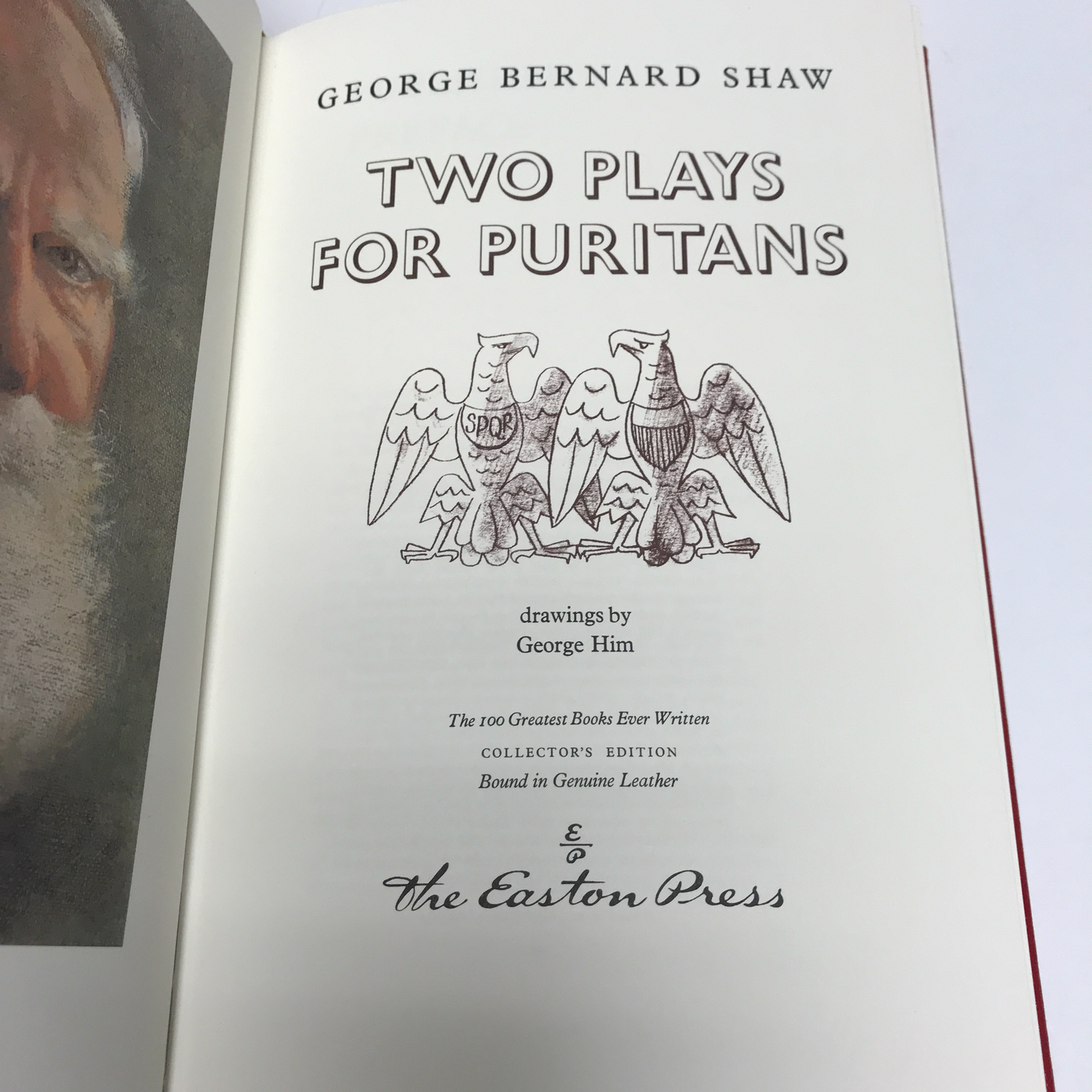 Two Plays for Puritans - George Bernard Shaw - Easton Press - 1979