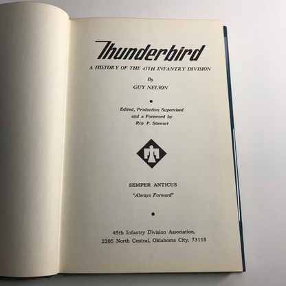 Thunderbird - Guy Nelson - Arkansas Author - 1970