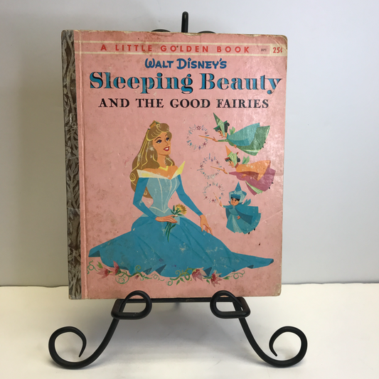 Sleeping Beauty and the Good Fairies - Disney - Little Golden Book - - 'A' Print - 1958