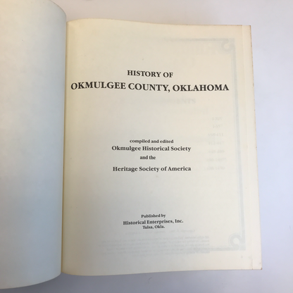 Okmulgee County History - Okmulgee Historical Society - 1985