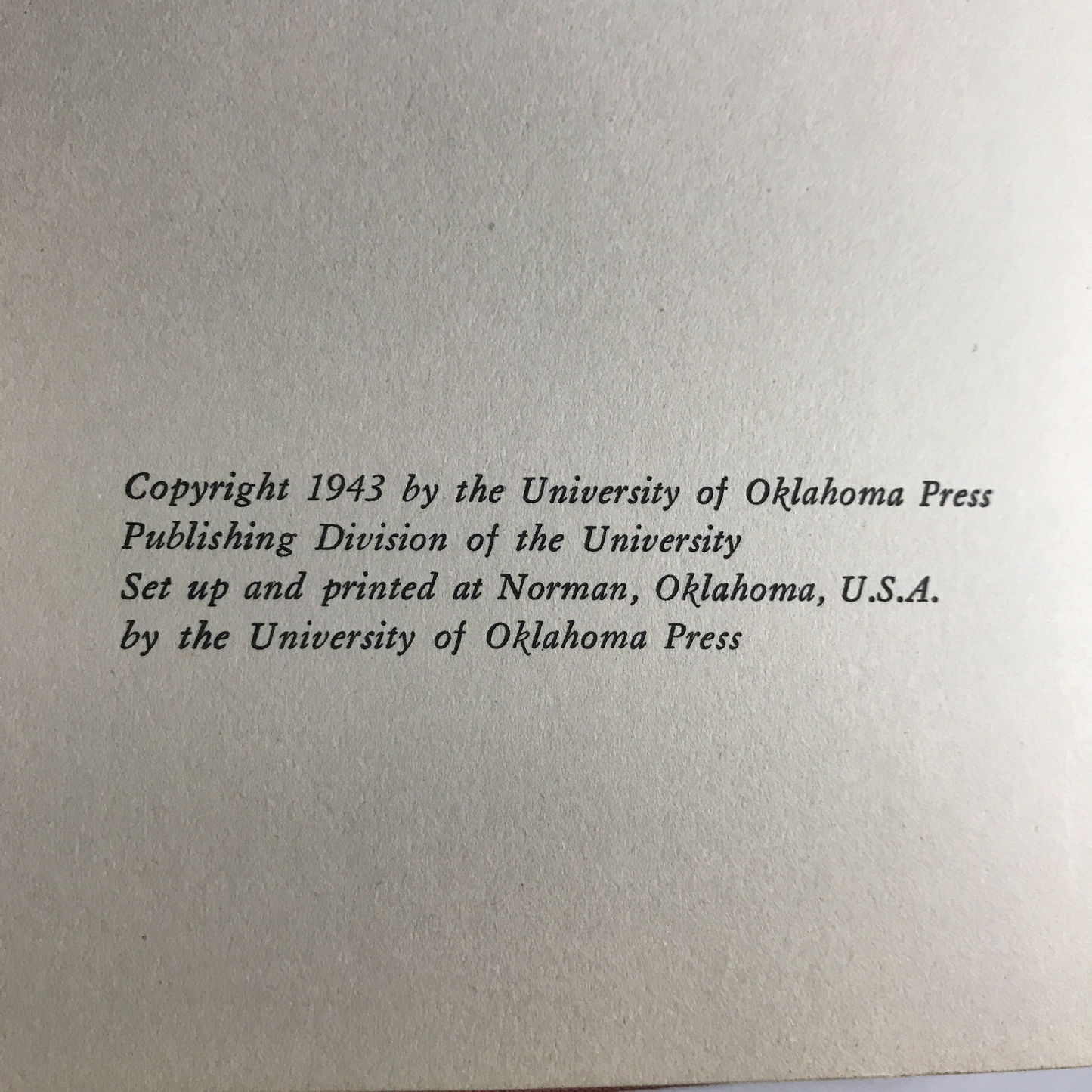 Tulsa from Creek Town to Oil Capital - Oklahoma - Angie Debo - 1943