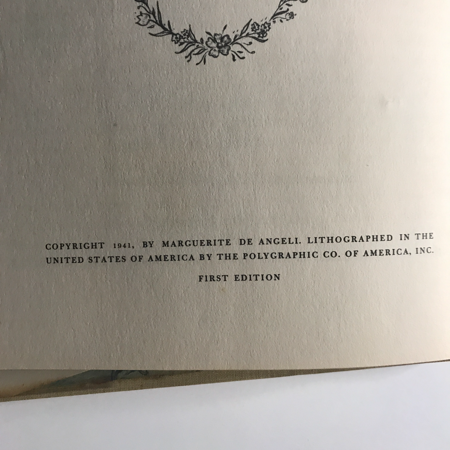 Elin's Amerika - Marguerite De Angeli - 1st Edition - 1941