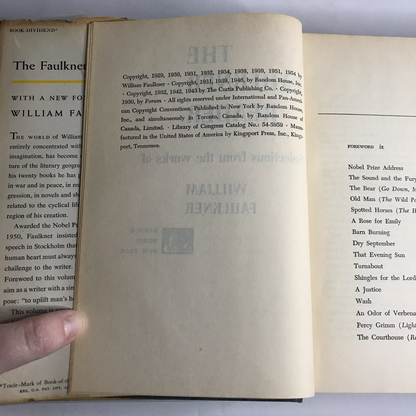 The Faulkner Reader - William Faulkner - 1954