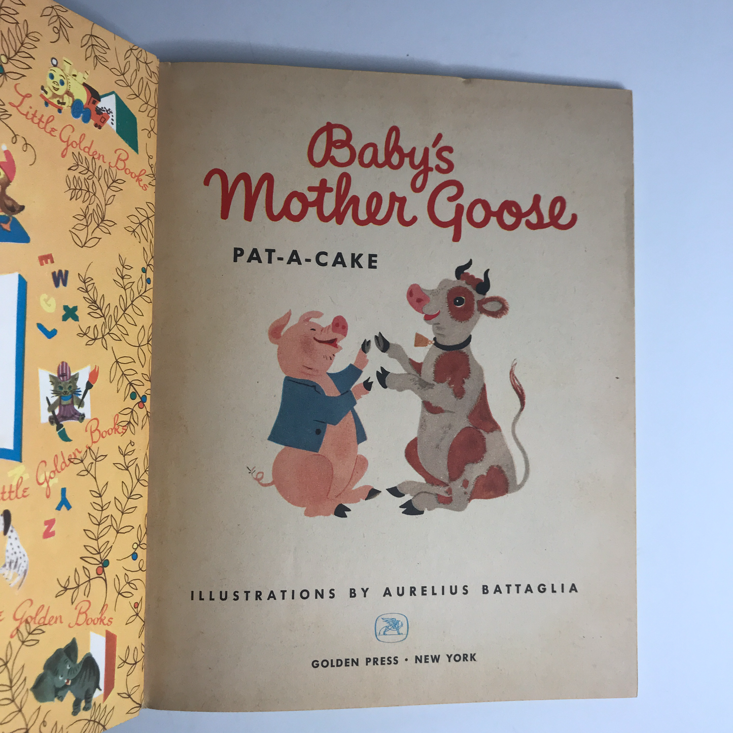 Baby's Mother Goose Pat-A-Cake - Little Golden - 1948