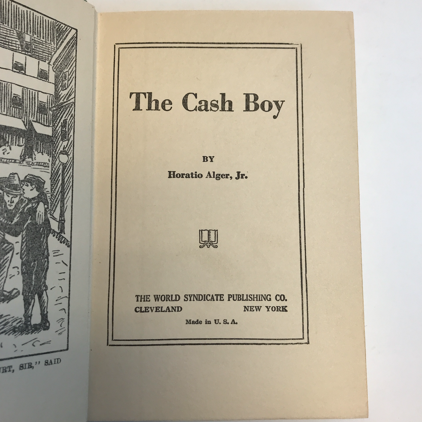 The Cash Boy - Horatio Alger Jr. - c. 1950