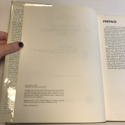 A History of the Greater Seminole Oil Field - Louise Welsh, Willa Mae Townes, and John W. Morris - Signed by John W. Morris - 1981