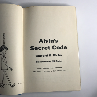 Alvin's Secret Code - Clifford B. Hicks - 1963