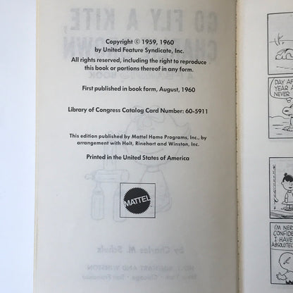 Go Fly a Kite, Charlie Brown - Charles M. Schulz - 1960 - 1st Thus