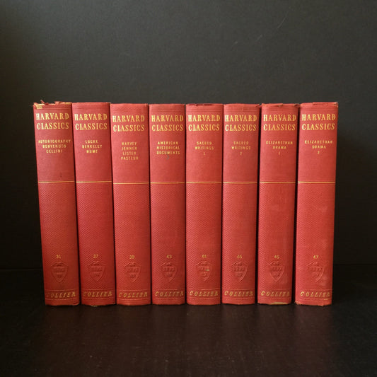 Books by the Foot | Classic Novels | Decorative Designer Bundle | Collection of Real Readable Hardcover Books | Harvard Classics