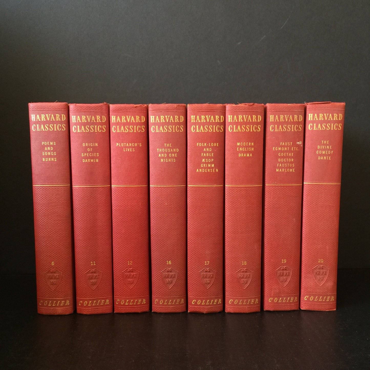 Books by the Foot | Classic Novels | Decorative Designer Bundle | Collection of Real Readable Hardcover Books | Harvard Classics