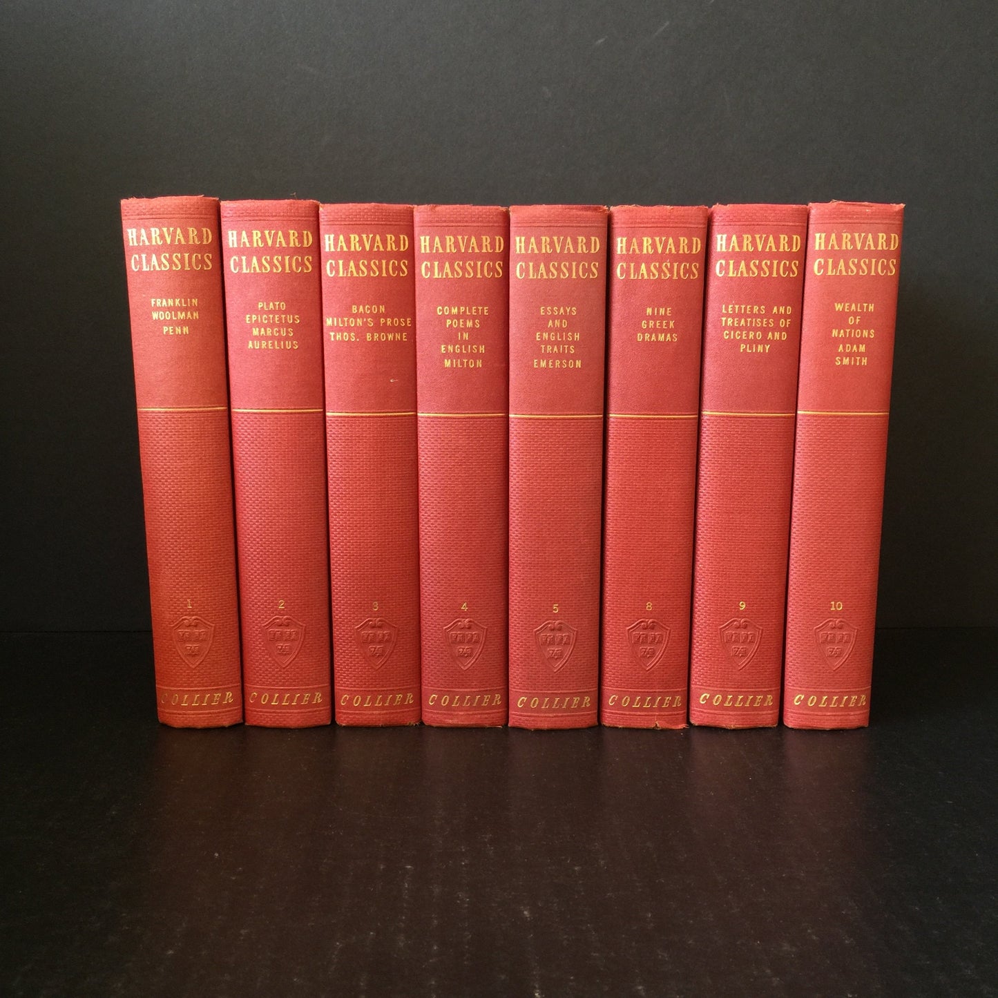 Books by the Foot | Classic Novels | Decorative Designer Bundle | Collection of Real Readable Hardcover Books | Harvard Classics