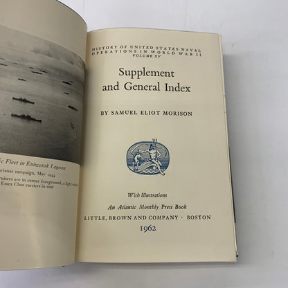 History of United States Naval Operations in World War II Vol. 15  -  Samuel Eliot Morison - 1962