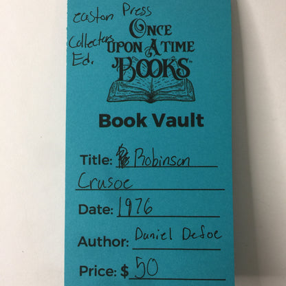 Robinson Crusoe - Daniel Defoe - Easton Press - Collectors Edition - 1976