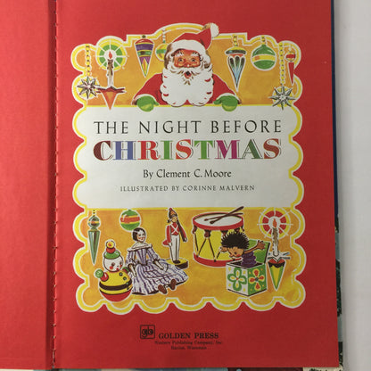 The Night Before Christmas - Clement C. Moore - 12th Print - 1924