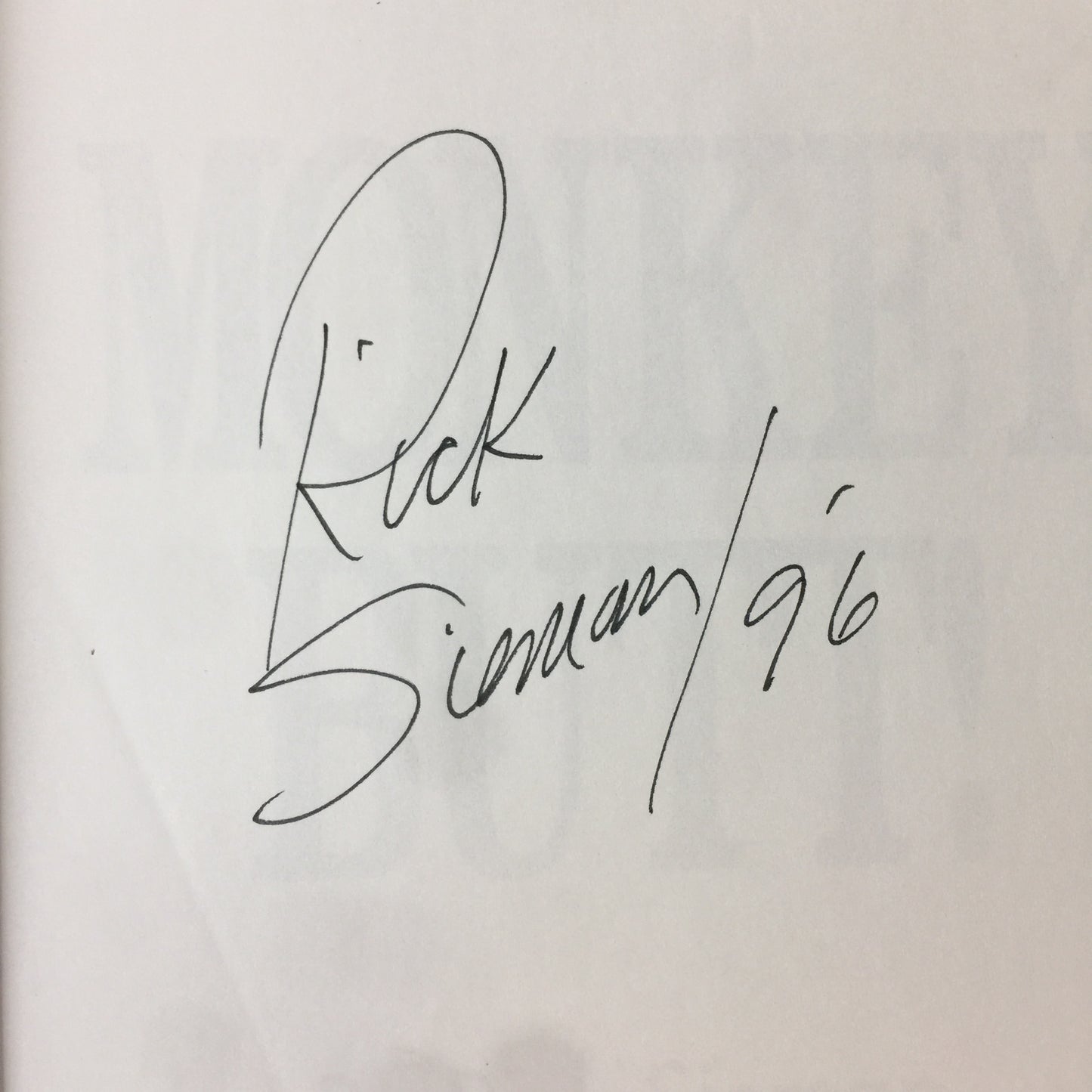 Monkey Butt! - Rick Sieman - Signed - 1995