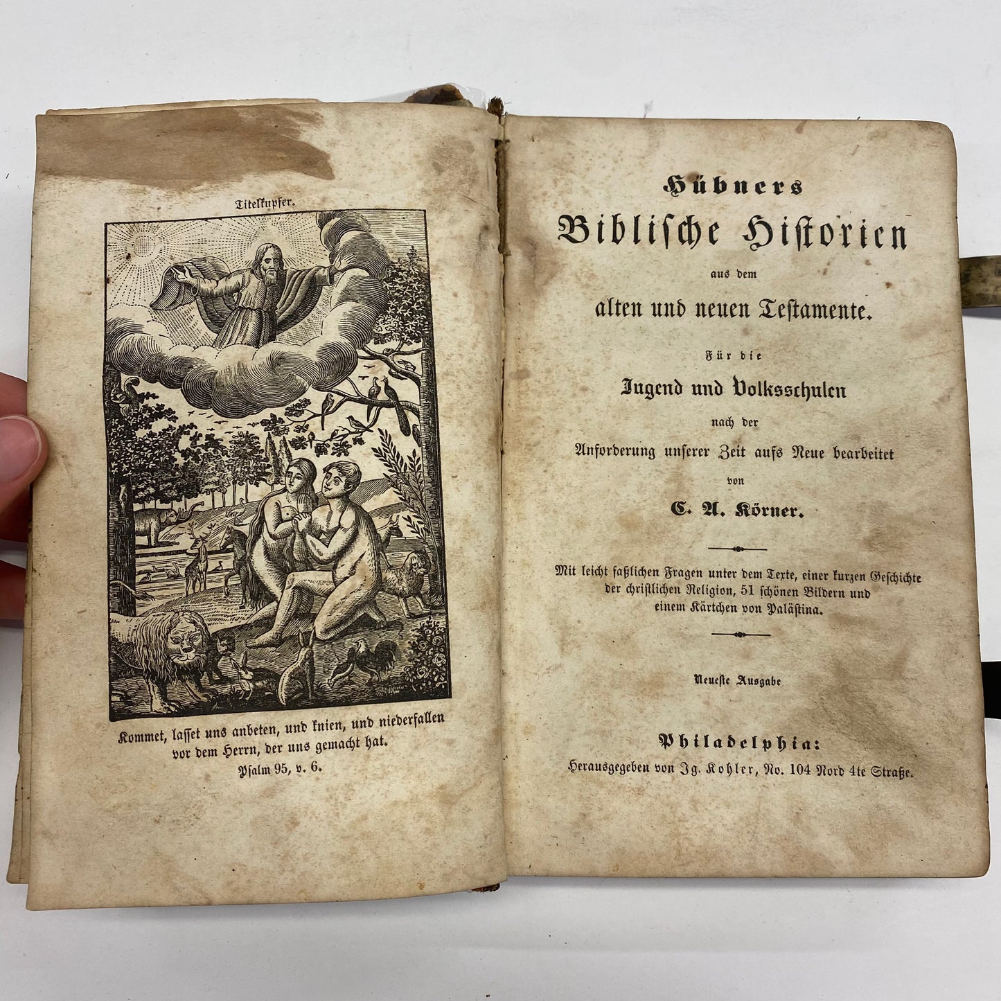 Biblifche Giftorien - C. H. Korner - 1860